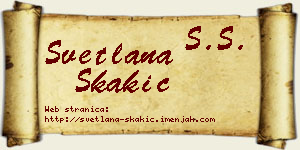 Svetlana Skakić vizit kartica